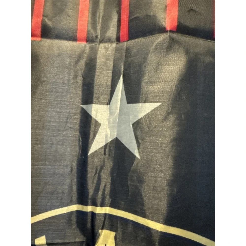 Atlanta United FC Flag‎ Unite & Conquer MLS Soccer Banner Black Red Five Stripes